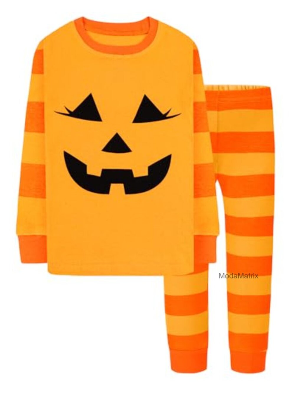 100% Cotton Kids Halloween Christmas Pajama Set Long Sleeve Snug Fit Toddler
